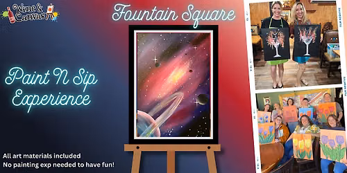 Fountain Square Canvas and Wine \u2013 galaxy