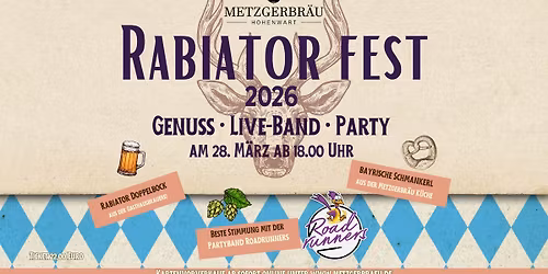 RABIATORFEST 2026 IM METZGERBR\u00c4U