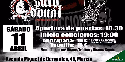 KETESNUKO + VELOCIDAD ABSURDA + EXPRIMIDOS + PUTO DONAL en Garaje Beat Club (Murcia)