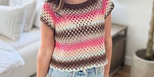 Crochet Class - The Granny Tee 