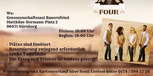 Mountain Four - Countrynight Bauernfeind N\u00fcrnberg - Blazing Saddles