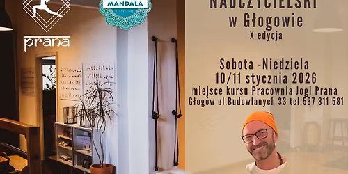 Joga Nidra - KURS NAUCZYCIELSKI - 10\/11 stycznia 2026. G\u0142og\u00f3w - Pracownia Jogi Prana