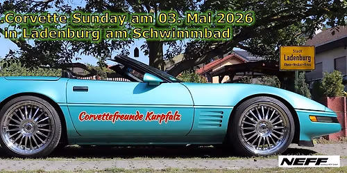 21. Corvette Sunday am 3. Mai 2026 in Ladenburg