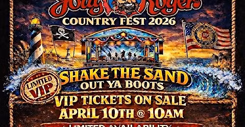 Country Fest \u201cShake The Sand Out Ya Boots\u201d Memorial Day Weekend!