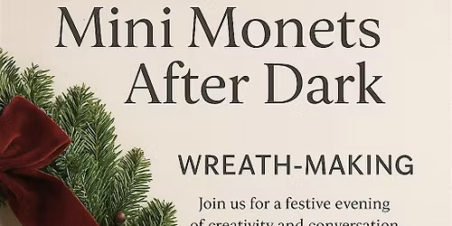 the art of wreath making whilst having fun