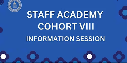 Staff Academy Information Session