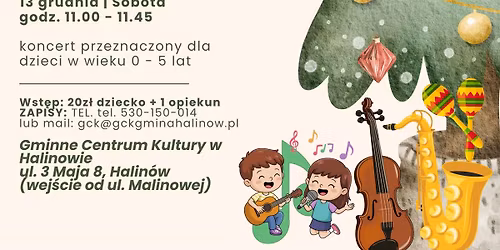 Świąteczny Koncert Gordonowski dla Dzieci w Halinowie