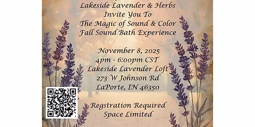 The Magic of Sound & Color ~ Fall Sound Bath Experience