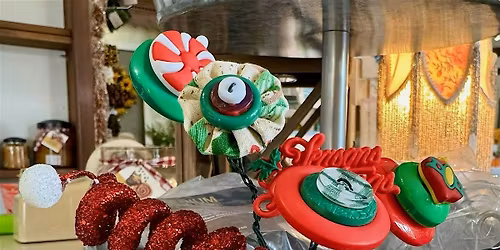 Christmas\/Winter Button Bouquet Craft Class