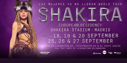 Shakira Madrid Tickets