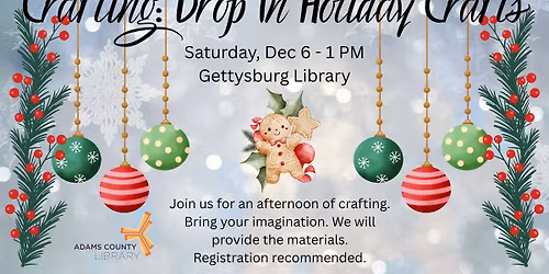 Crafting: Drop In Holiday Crafts