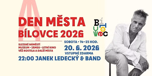 DEN M\u011aSTA B\u00cdLOVCE \u2022 2026