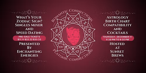 What's Your Zodiac Sign? Singles Mixer & Speed Dating in San Antonio