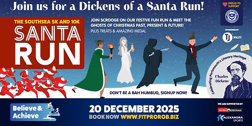 Southsea Santa Runs 2025. 5k and 10k