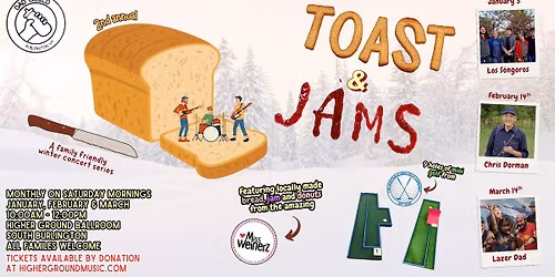 Dad Guild's 2nd Annual Toast & Jams Winter Concert Series