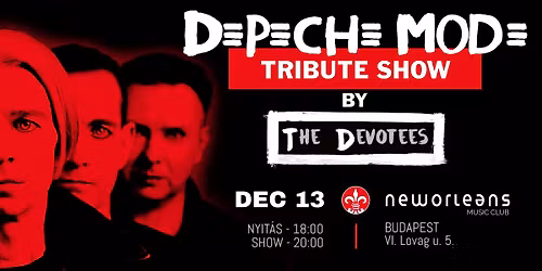 \ud83c\udf84 DEPECHE MODE TRIBUTE CHRISTMAS SPECIAL The Devotees koncert\/\/BUDAPEST\/\/December 13.