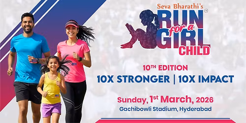 Seva Bharathi\u2019s \u201cRun For A Girl Child\u201d\ud83c\udfc3\u200d\u2642\ufe0f - 10th Edition