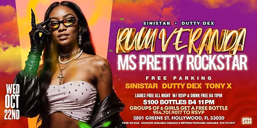 Rum Veranda - Ms Pretty Rockstar