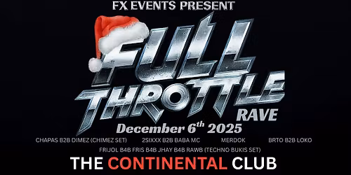 FX EVENTS PRESENT: FULL THROTTLE RAVE