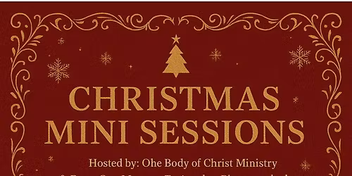 CHRISTMAS FUNDRAISER MINI SESSIONS