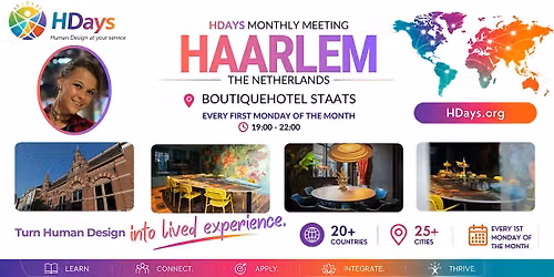 HDays Monthly Meeting in Haarlem at Boutiquehotel Staats