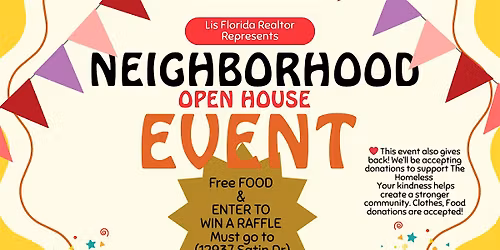 Neighborhood Open House & Vendor Day \u2013 Tour Homes, Meet Vendors & Give Back