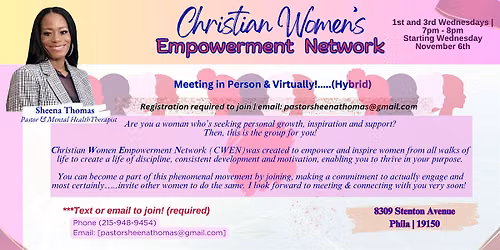 Christian Women Empowerment Network! (CWEN)