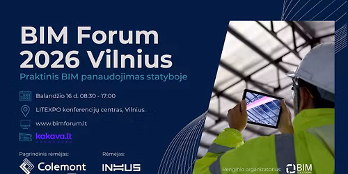 BIM FORUM 2026 Vilnius