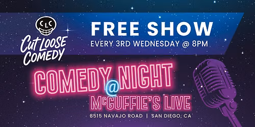 Cut Loose Comedy @ McGuffie's | July 15th