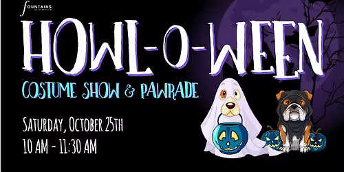 Howl-O-Ween Costume Show Pawticipant Registration