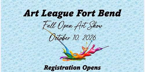 ALFB\/LSAG Fall 2026 Art Registration opens for Oct 10 show