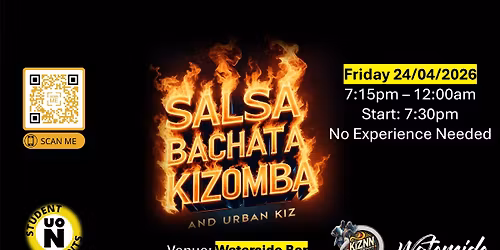 Afrolatin Dance Classes + FREE SBKU Social Northampton (Salsa, Bachata, Kizomba, Urban Kiz)