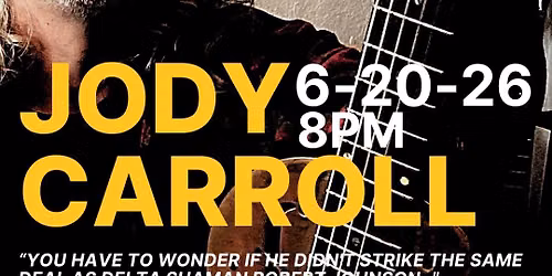 JODY CARROLL @ 1109 Lafayette Bar!