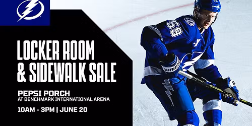 Tampa Bay Lightning Post Season Equipment Sale