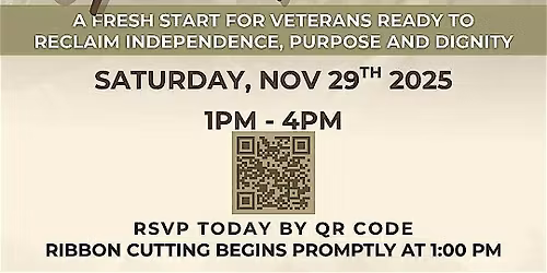 Claude's Veterans' Transitional Home Open House & Ribbon Cutting