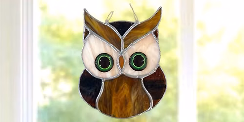 Beginner Stained Glass: Owl