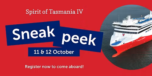 Sneak Peek – Spirit of Tasmania IV
