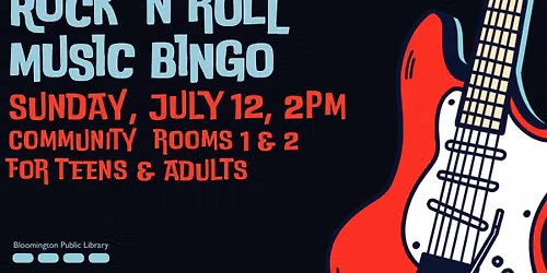 Rock 'n Roll Music Bingo