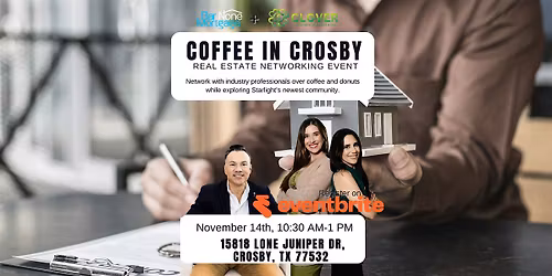 Coffee in Crosby: Real Estate Networking Event