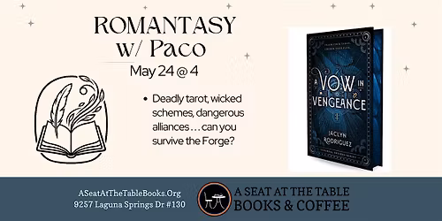 Romantasy Book Club w\/ Paco: A Vow in Vengeance