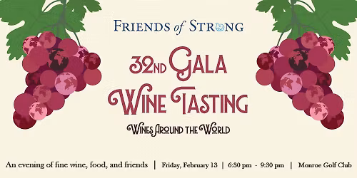32nd Gala Wine Tasting: Wines Around the World