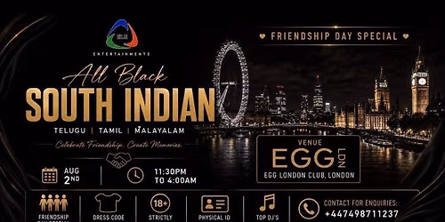 All Black Party Friendship day special by ELE ENTERTAINMENTS