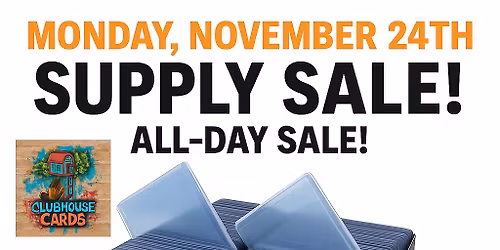 Trading Card Supply Sale