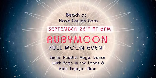September Full Moon Swim, Paddle, Dance and Yoga
