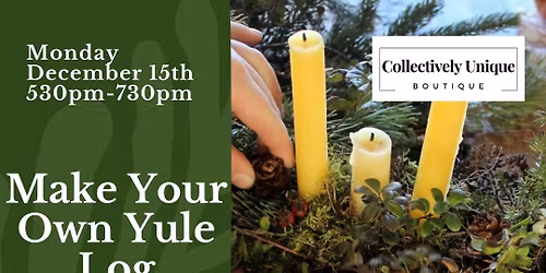 \ud83c\udf32\u2728 Make Your Own Yule Log Centrepiece with The Crazy Plant Lady \u2728\ud83c\udf32