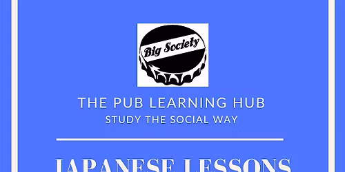 The Pub Learning Hub: Japanese on Thursdays
