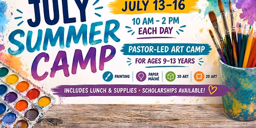 FUMCA Summer Art Camp