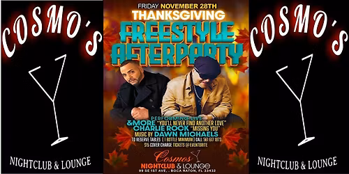 FREESTYE FRIDAY THANKSGIVING AFTER PARTY