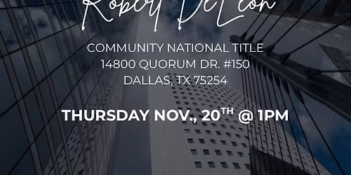 Real Estate Coaching w\/Robert DeLeon