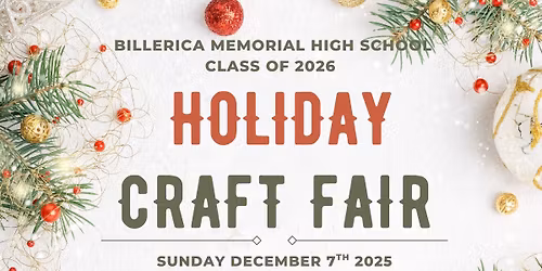 Billerica Memorial High School Craft Fair